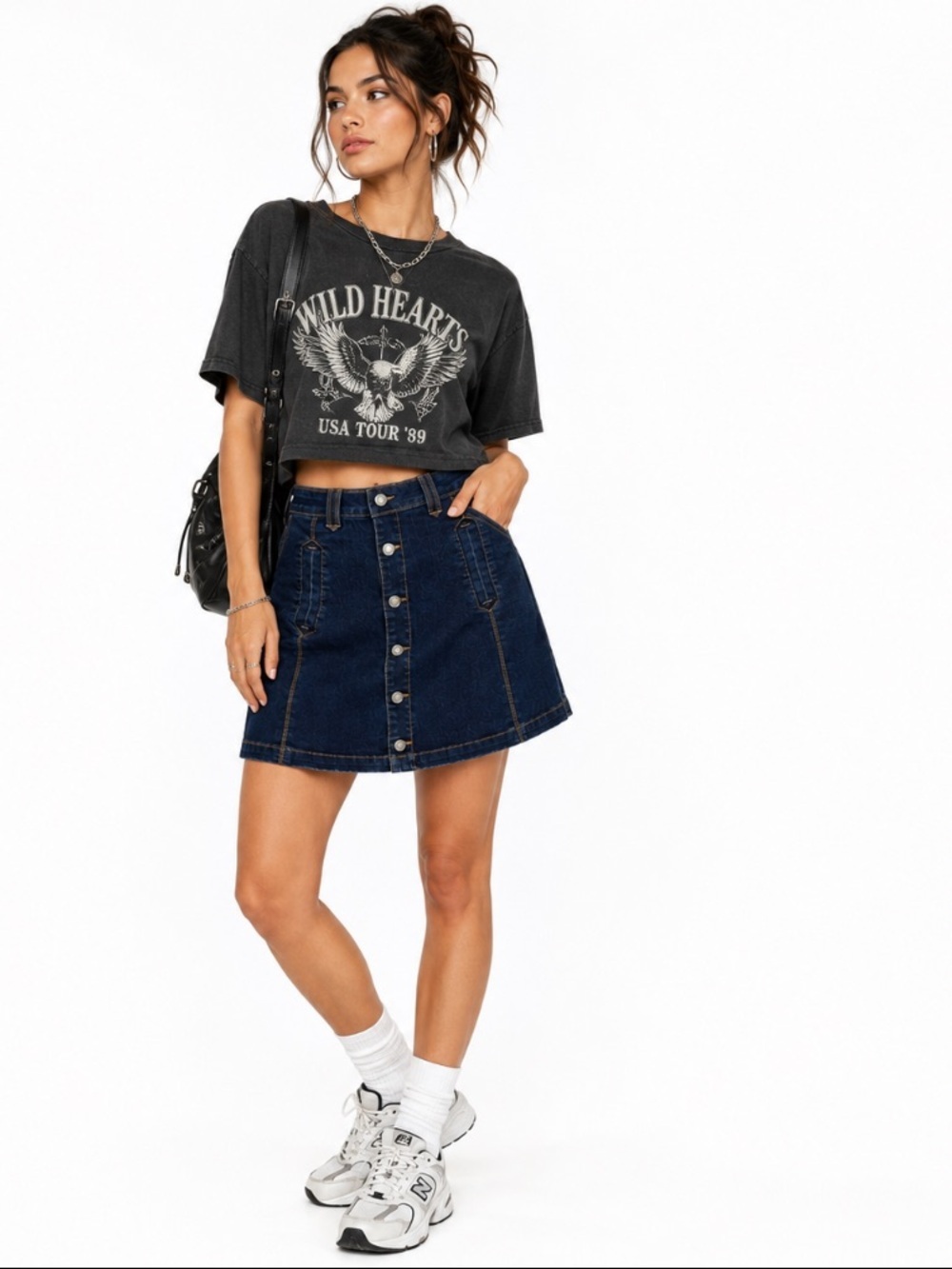 Bebe "NEW" Alexa Blue Mini Denim Skirt Size 00